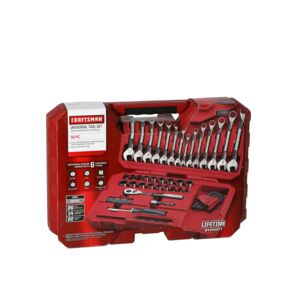 Craftsman 56-Piece Universal Tool Set Grey and Red Craftsman 56-Piece Universal Tool Set Grey and Red